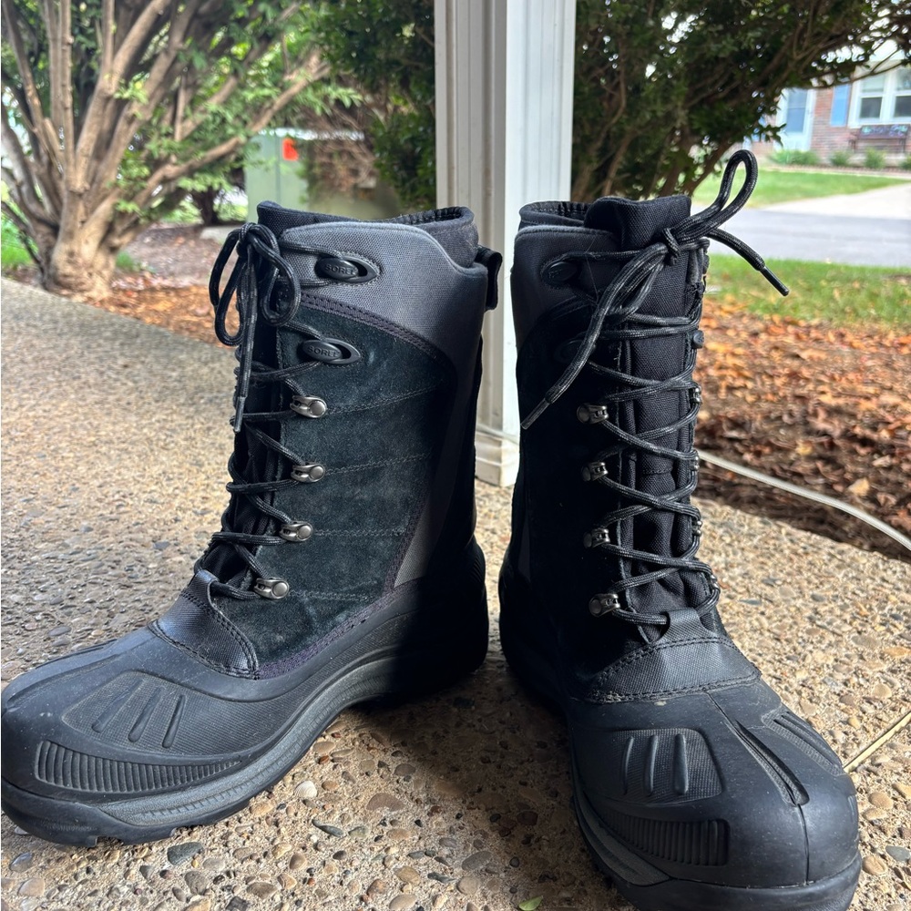 Sorel Black and Gray Men's Rain & Snow Boots